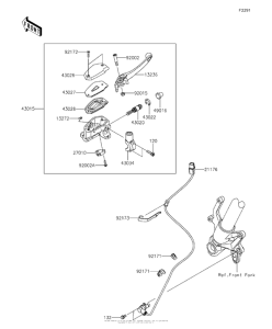 ZR800 Главный тормозной цилиндр