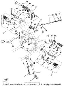 XS360_2D - 1977 Stand-footrest-brake pedal