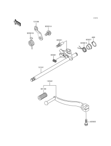 BJ250 Механизм переключения передач