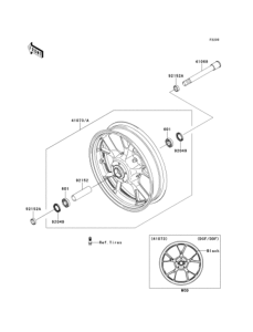 ZR1200 Переднее колесо