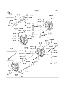 ZX600 Carburetor assy