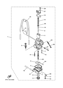 YZ85 Карбюратор