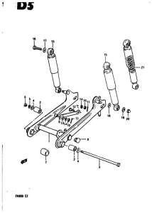 FR80 Маятник задний