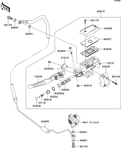 VN1700 Цилиндр сцепления
