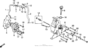 CB900 Left cover + oil pump