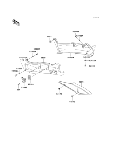 ZX600 Side covers / chain cover(1 / 2)