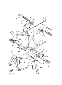 YD125S ｽﾀﾝﾄﾞ.ﾌｰﾄﾚｽﾄ