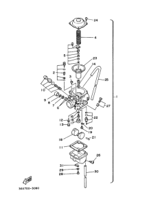 AG200 Tobera  carburador
