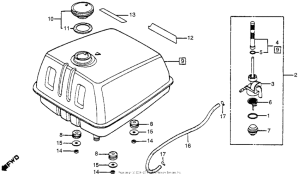 NU50 Топливный бак