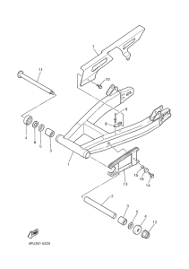 XJR1300 Rear arm. suspension