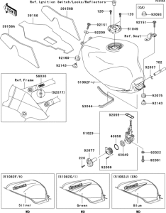 ZX900 Fuel tank(1 / 2)(zx900-f2)