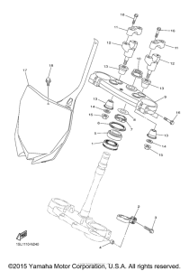 YZ250FFW Управление