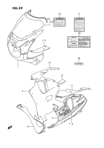 GSX-R750 Cowling body