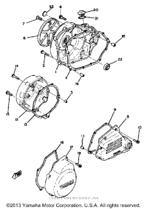 XS1100G Боковые крышки