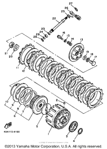 YX600SC Сцепление