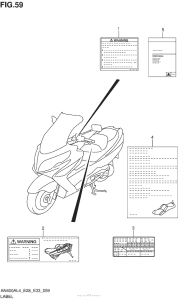 AN400Z (ABS) Label (An400Zal4 E28)