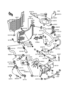 ZX250 Радиатор