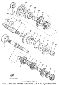 FZR1000EC Трансмиссия