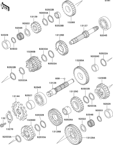 EX250 Трансмиссия