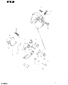 GS1000 Передний суппорт тормозной