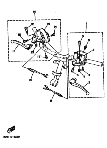 CG50E CG50U Interruptor  manillar&palanc