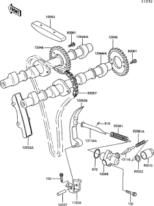 Z550 Распред вал