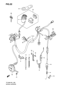 TF125 Жгут проводов
