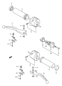 VS1400 Рулевой переключатель