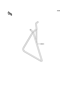 KX125 Подножка