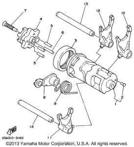 TT225LC Копирный вал