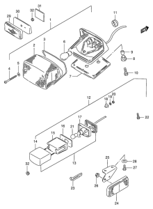VS600 Задний комбинированный сигнал