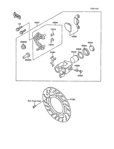  Передний тормоз