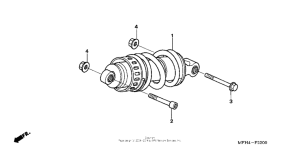 VT600C Задние амортизаторы