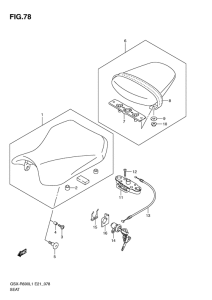 GSX-R600 Пружина