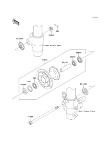  Переднее колесо