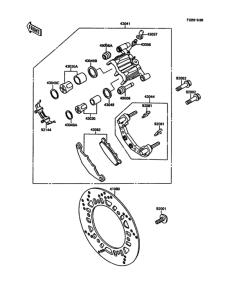 EX250 Front brake(01648-)