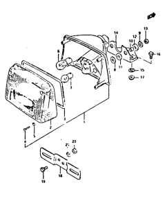 XN85 Задний комбинированный сигнал