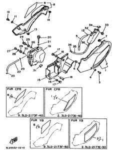 XTZ750N (37KW) Боковые обтекатели