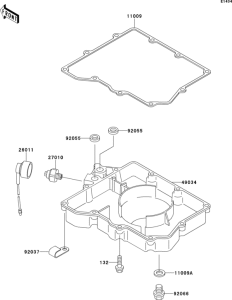 ZX400 Маслянный поддон