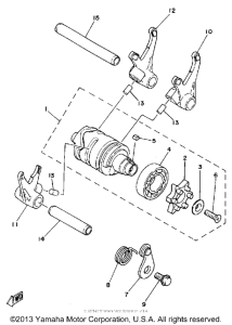 IT175G Shift cam - fork