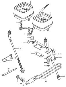 TS50 Спидометр-тахометр
