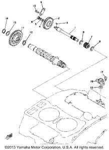 XS500E Тахометр