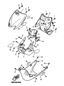 YQ100 Ветровое стекло