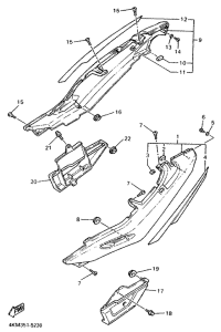 XJ900S Боковые обтекатели
