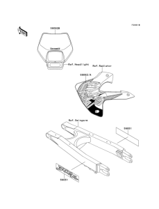 KLX300R Decals(klx300-a4)