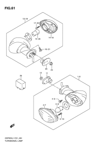 GSF650 Поворотники
