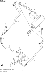 GSX-R1000 Evap System (Gsx-R1000L4 E33)