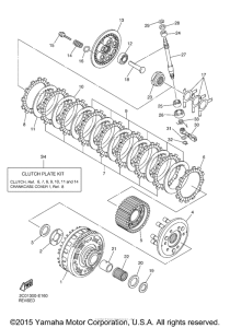 YZF-R6 Сцепление