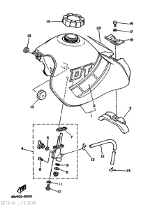 DT80LC Rpservoir a carburant