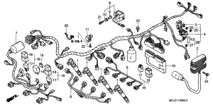 CBR900RE Harness wire
